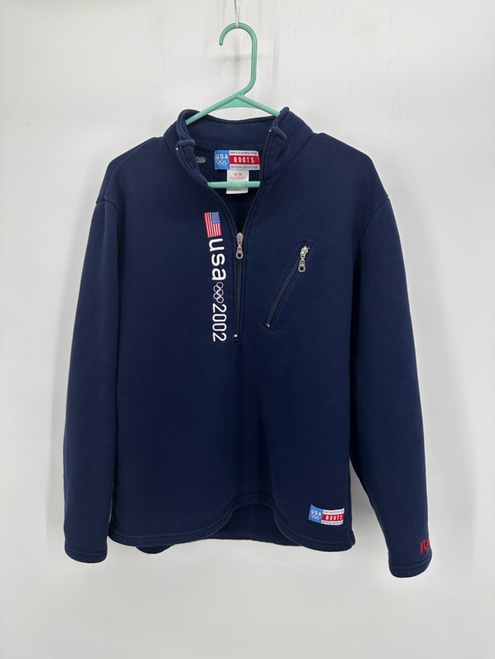 VTG 2002 Winter Olympics Jacket Sweatshirt Salt Lake City Team USA Men’s Medium